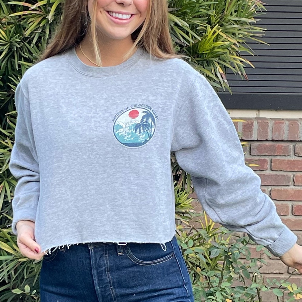 Cali cropped sweatshirt 💎
